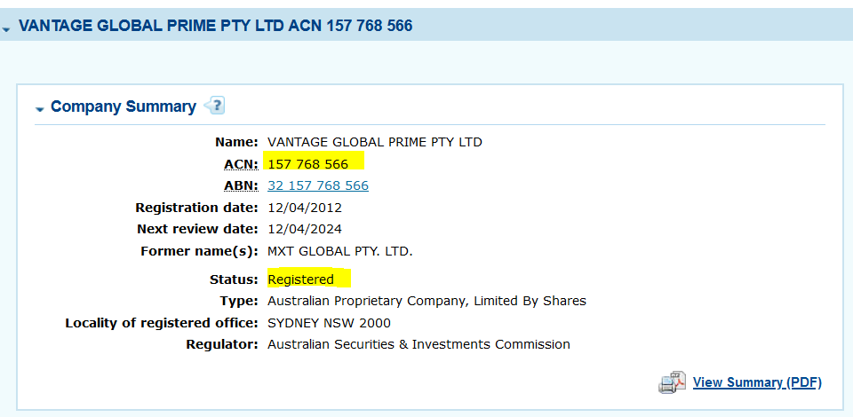 افضل شركات التداول المرخصة بترخيص ASIC